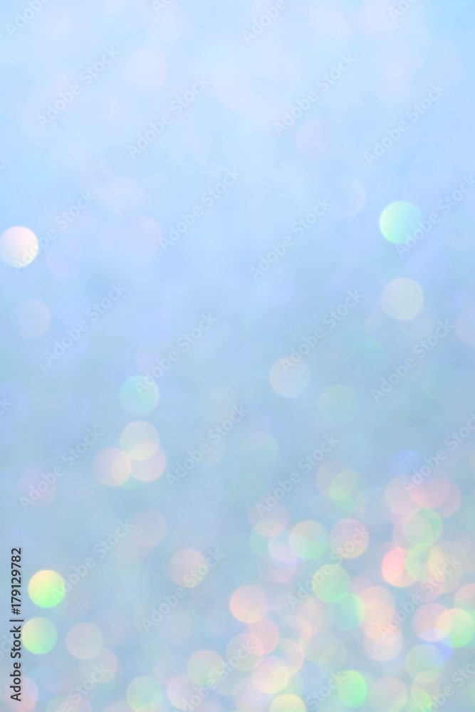 Wall mural abstract christmas twinkled bright background with bokeh defocused lights . lights festive backgroun