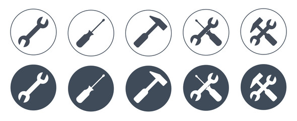 Tool icons set