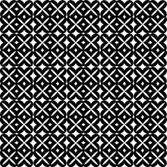 Vector seamless pattern. Black and white Repeating geometric pattern