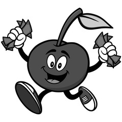 Cherry with Money Illustration
