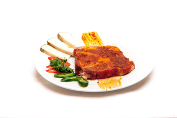 Beef with spicy sauce