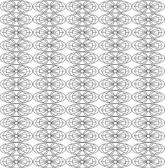 Vector seamless pattern. Black and white Repeating geometric pattern