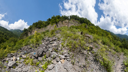 In the mountains of Abkhazia
