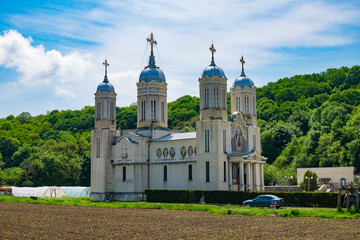Dobrogea, Constanta,Romania, Mai 2017: Saint Andrew Monastery in the souther Dobrogea