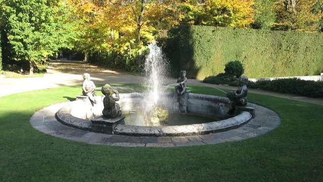 fontana del giardino monumentale di Valsanzibio Galzignano Terme Padova 