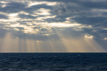 Cloudscape in the middle of Pacific