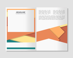 Fototapeta na wymiar Vector Brochure Flyer design Layout template