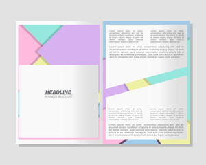 Vector Brochure Flyer design Layout template