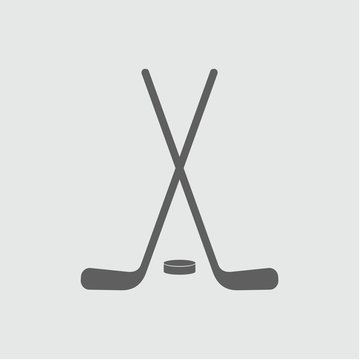 Hockey Stick Logo Vector Template Design