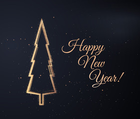 New year background. Vector EPS10.