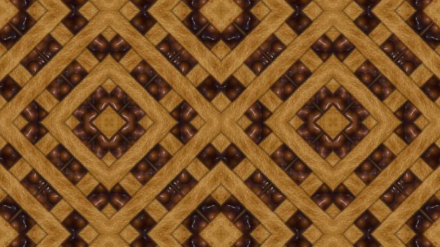 4K Apple Pie Looping Kaleida Background Animation 2