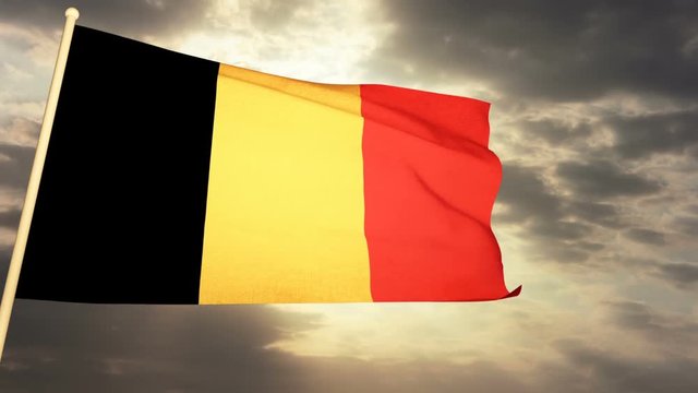 Flag Belgium 04