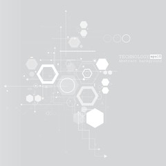 Abstract technological background with various technological elements. Structure pattern technology backdrop. Vector