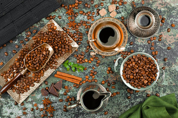 black coffee