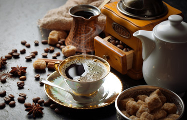 black coffee