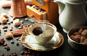 black coffee