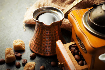 black coffee