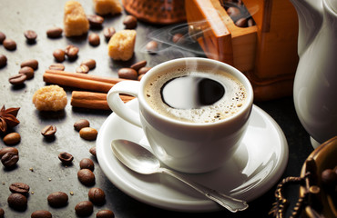 black coffee