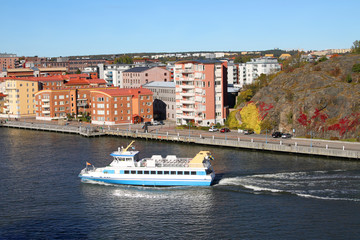 Obraz premium Gothenburg, Sweden on the water