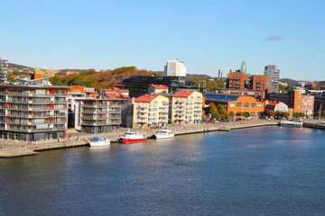 Fototapeta na wymiar Gothenburg, Sweden on the water