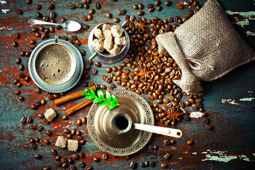 black coffee