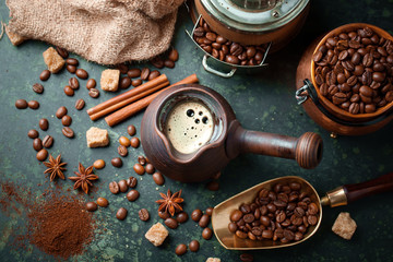 black coffee