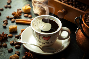 black coffee