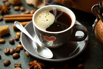 black coffee