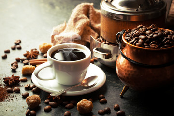 black coffee