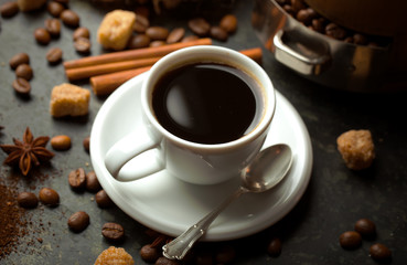 black coffee