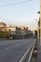 Hauptverkehrsstraße von Riga