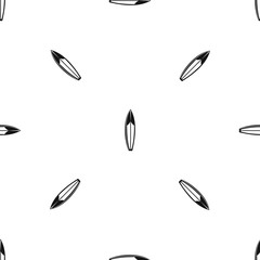 Surfboard pattern seamless black