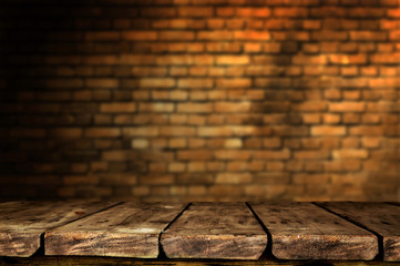 Wooden table background