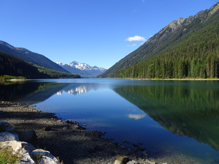 Fototapeta na wymiar Duffey Lake in Canada