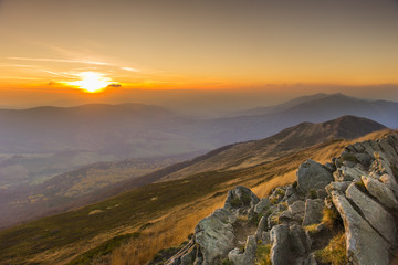 Sunset in mountains © Piotr Krzeslak