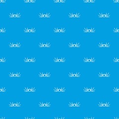 Japanese spider crab pattern seamless blue