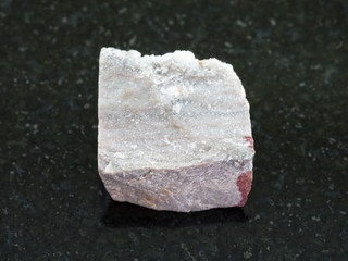Rhyolite stone on dark background