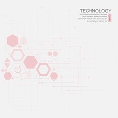 Abstract technological background with various technological elements. Structure pattern technology backdrop. Vector
