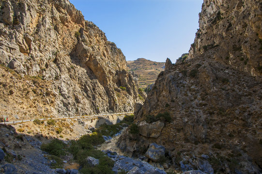 Road view, Crete, Greece