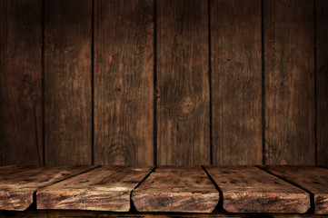 Wooden table background