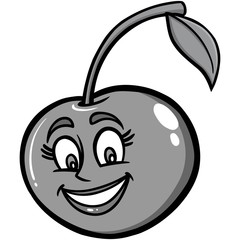 Cherry Mascot Illustration