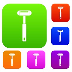 Reflex hammer set color collection