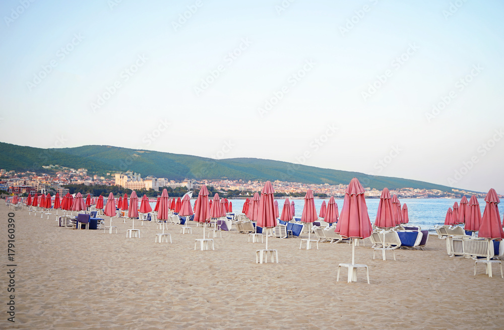 Canvas Prints Beautiful beach at resort