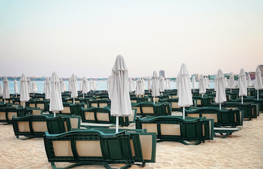 Beautiful beach at resort