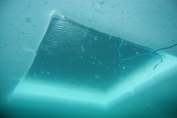 plongée sous glace lac Montriond