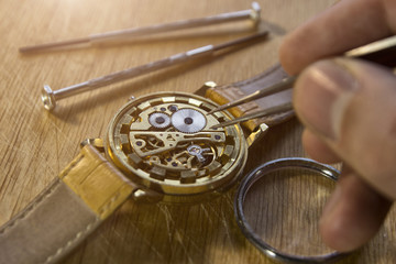 Mechanical watch repair