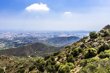 Valley in the Troodos mountains