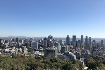 Fototapeta na wymiar Vista di Montréal, Québec, Canda