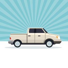 Pick up vehicle icon vector illustration graphic