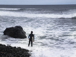 Surfer auf Teneriffa
